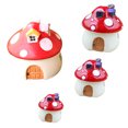 thumbnail image 1 of 4 Pcs Ornements Miniatures en Résine Design Maison Vif, 1 of 7