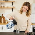 thumbnail image 4 of Klonfd Floral Pattern Built In Infuser Large Teapot With Infuser 1500ml 50oz Stainless Steel Detachable Upgrade Holder And Lid For Home, 4 of 4