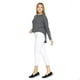 thumbnail image 2 of Blusa Para Mujer Manga Larga Cola De Pato Color Gris Básica 330704 gris G INCÃGNITA 330704, 2 of 5
