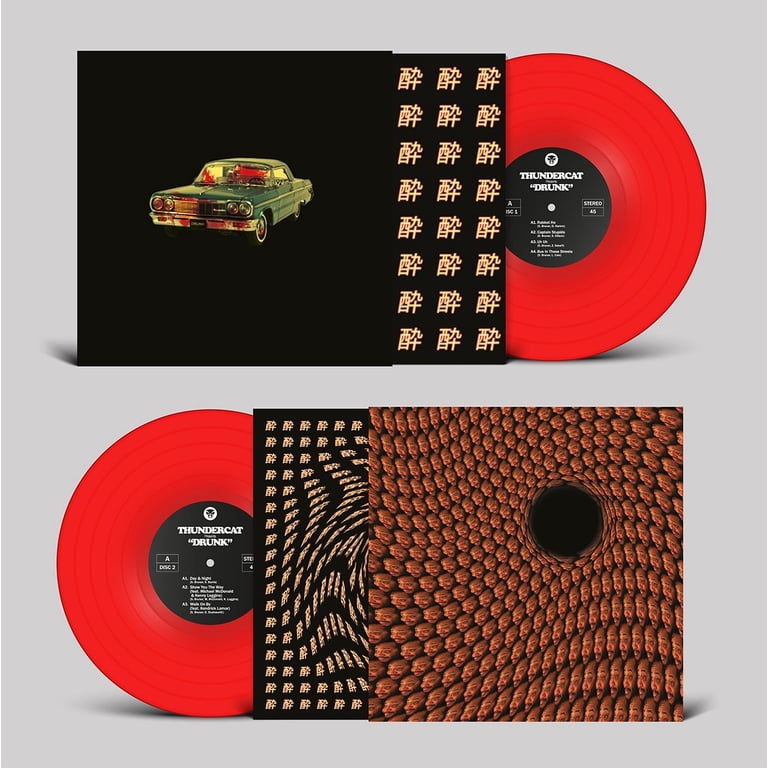 Brainfeeder, Vinyl Record, Thundercat Drunk 4LP Box Set, Red Vinyl