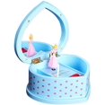 thumbnail image 3 of Girl's Musical Jewellery Storage Box with Spinning Dancing Girl, Pink Design, Heart-Shaped, Come with Mirror, 3 of 7