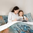 thumbnail image 5 of Homewish Vintage Knight Gloves Full Size Comforter Sets 3-Piece for Teens Adults,Retro Rustic Flower Bedding Comforter Set,Retro Aesthetic Lightweight Bedding Sets,Luxury Bedroom Decor, 5 of 8