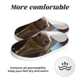 thumbnail image 6 of Lsque Prairie Flower Cow Pattern Womens Comfort Cotton on Scuff With Memory Foam and Anti-skid Sole Slipper-46/47, 6 of 7
