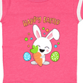 thumbnail image 4 of Inktastic Happy Easter Bunny with Eggs and Carrot Boys or Girls Baby Bodysuit, 4 of 5