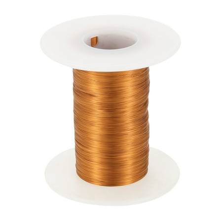 36 AWG Magnet Wire, 36 Gauge Enameled Copper Wire, 2 OZ Magnetic Coil Wire for Transformer, Motor, Electric, 180C(356F)