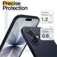 thumbnail image 5 of JETech Slim Fit Case for iPhone 17 6.3-Inch, Camera Lens Full Protection, Soft TPU Thin Protective Phone Cover with Matte Finish (Deep Blue), 5 of 6