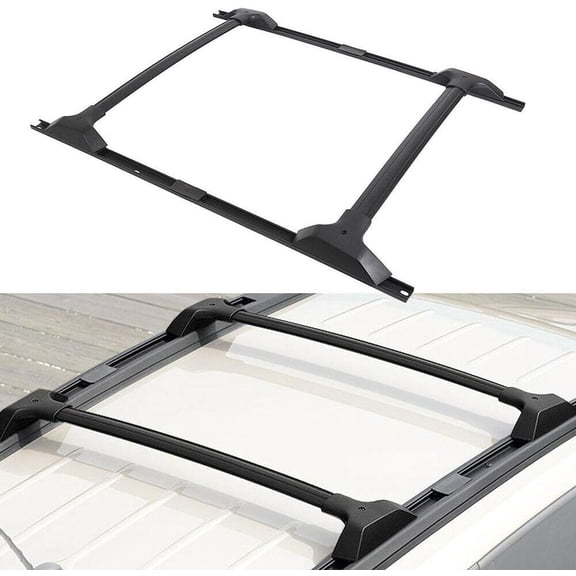 4Pcs Roof Rack Cross Bars Side Rails For Chevy Chevrolet Traverse 2009-2017
