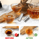 thumbnail image 5 of 4 infusores de té para té suelto, filtro de té con tapa, colador de té de acero inoxidable con gancho de cadena, bola coladora de té, 5 of 7