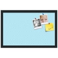 thumbnail image 2 of PinPix ArtToFrames 20x12 Custom Cork Bulletin Board    Poster Board Has a Fabric Style Canvas Finish, Framed in Satin Black (PinPix-247), 2 of 5