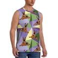 thumbnail image 2 of Balery German Shepherd Dog Men's Sleeveless Muscle Shirts Workout Tank Top, Moisture Wicking, Odor Protection-, 2 of 8