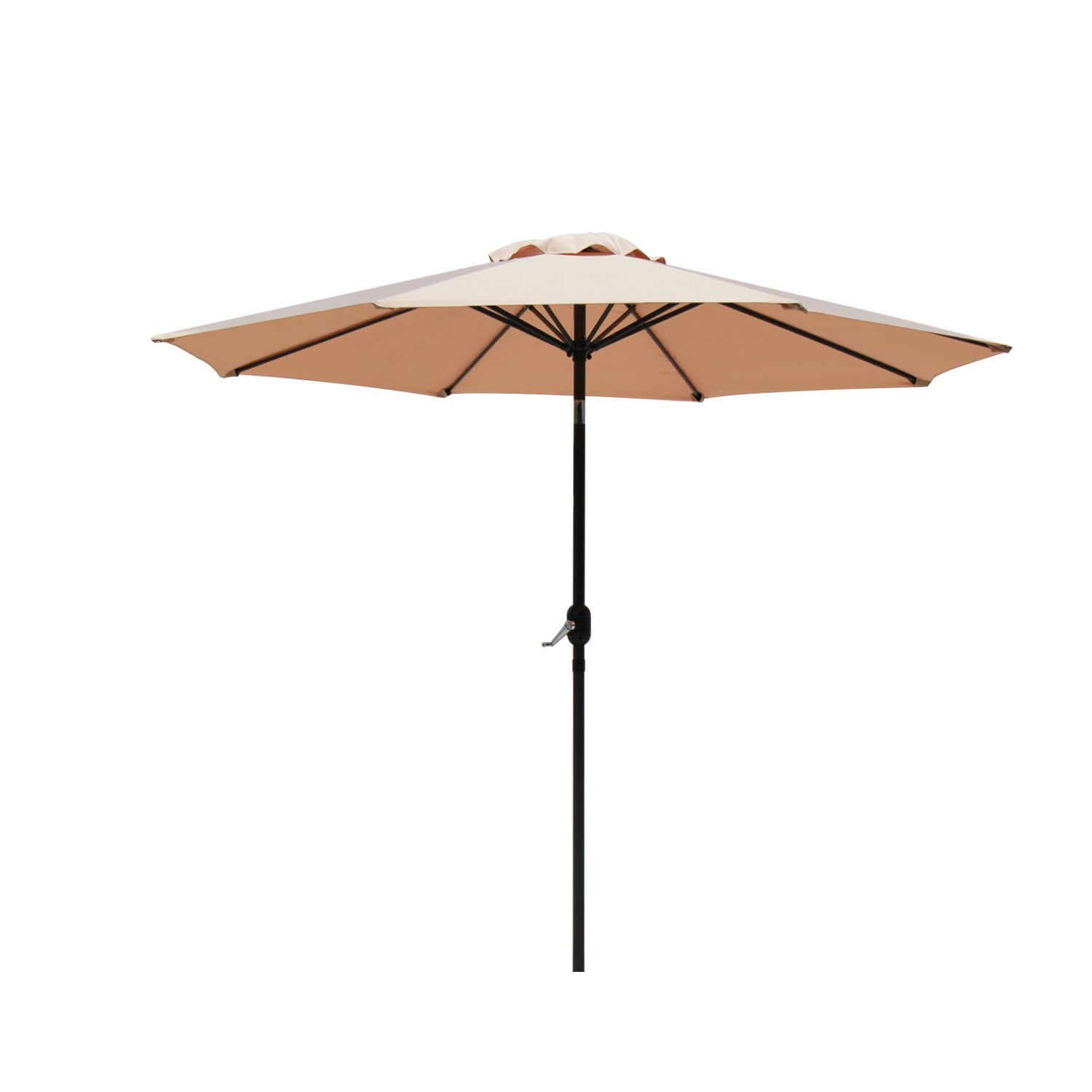 Baner Garden 9' Offset Hanging Patio Adjustable Market Umbrella Outdoor