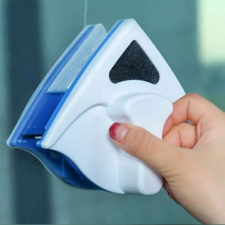 VT0318 Double Sided Magnetic Glass Cleaner Portable Window Cleaning Tool  With Plastic Wiper & Strong Magnet For Household Windows. From Besgo, $6.9