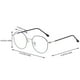 thumbnail image 4 of Gafas irregulares Lente plana transparente Azul jinwen, 4 of 4