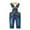 Deep Blue-2126, variant on Baby Boy Girl Jean Overalls,Toddler Slim Cute Denim Jumper,18-24 Months