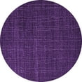 thumbnail image 1 of Ahgly Company Indoor Round Oriental Purple Industrial Area Rugs, 3' Round, 1 of 4