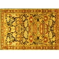 thumbnail image 1 of Ahgly Company Indoor Rectangle Persian Yellow Traditional Area Rugs, 6' x 9', 1 of 4