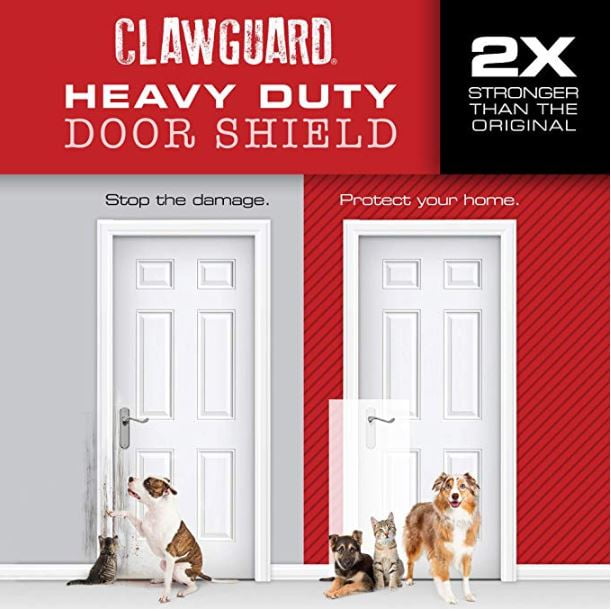 How to stop dog from scratching door