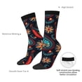thumbnail image 4 of Pofeuu Paisley1 Print Crew Socks, Adult Running Hiking Socks for Youth and Adult, 4 of 6