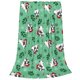 thumbnail image 2 of Balery Christmas French Bulldog Manta de Felpa Suave y Acogedora – Cobija de Franela Aterciopelada para Cama, Lavable y Cálida para Sofá, Mascotas, Transpirable-40"x30", 2 of 7