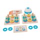 thumbnail image 2 of Anillos apilables de madera con tarjetas y campana, juego de clasificación por colores, tablero de apilamiento y clasificación para el aula, para niño, 2 of 9