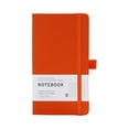 thumbnail image 2 of FENGGHAO Orange Red B6 Ruled Notebook Hardcover Lined Journal Thick Paper Lay Flat Diary for Work Office, 2 of 9