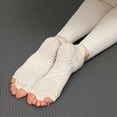 thumbnail image 5 of Women Half Toe Ballet Yoga Socks Non-Slip Peep Toe Anti-Slip Pilates Ankle Grip Fitness Five Fingers Sport Socks, 5 of 15