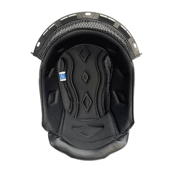 Castle CX390 Helmet Inner Top Liner Pad Black XXL