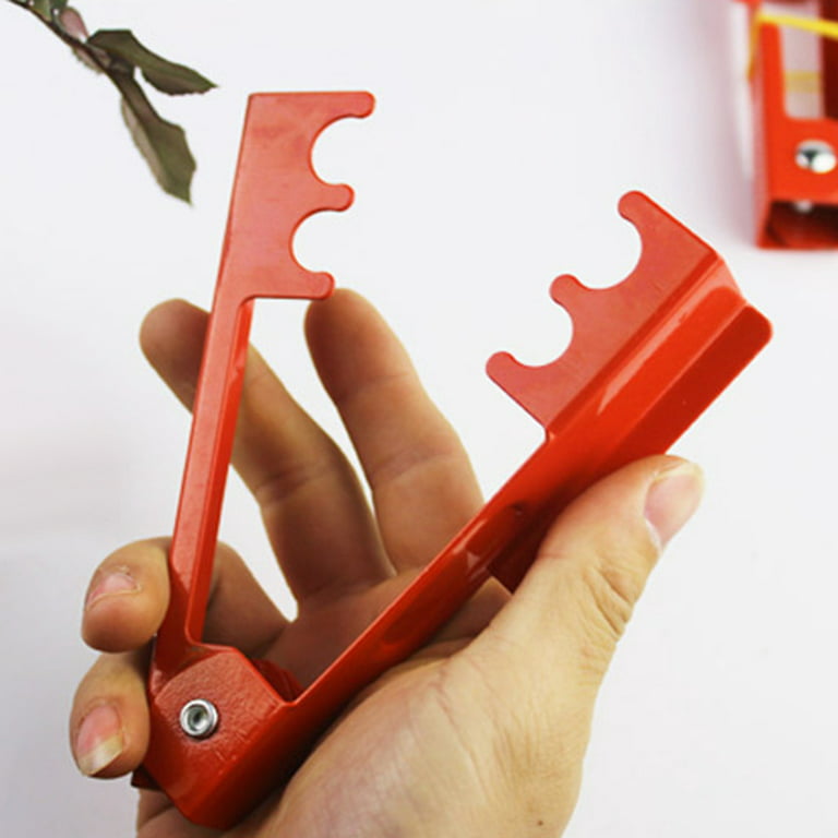 Professional Rose Leaf Thorn Stripper Kit, Stripping Tool Thorn Remover - for Roses & Garden Glove, Size: 1 PC, Red