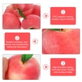 thumbnail image 2 of KAKOWELY 5 piezas de adornos de frutas simuladas, modelo de melocotón realista, accesorios para fotos., 2 of 5