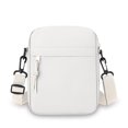 thumbnail image 2 of Clossjun Men Women Small Crossbody Bag Daily Wear Shoulder Bags Adjustable Belt Mini Messenger Bag Work Out Back To School Daypacks White, 2 of 6