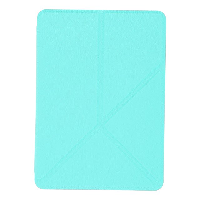 Funda protectora para libro electrónico, plegable, con patrón cruzado, para Kindle 2019, 658Cyan