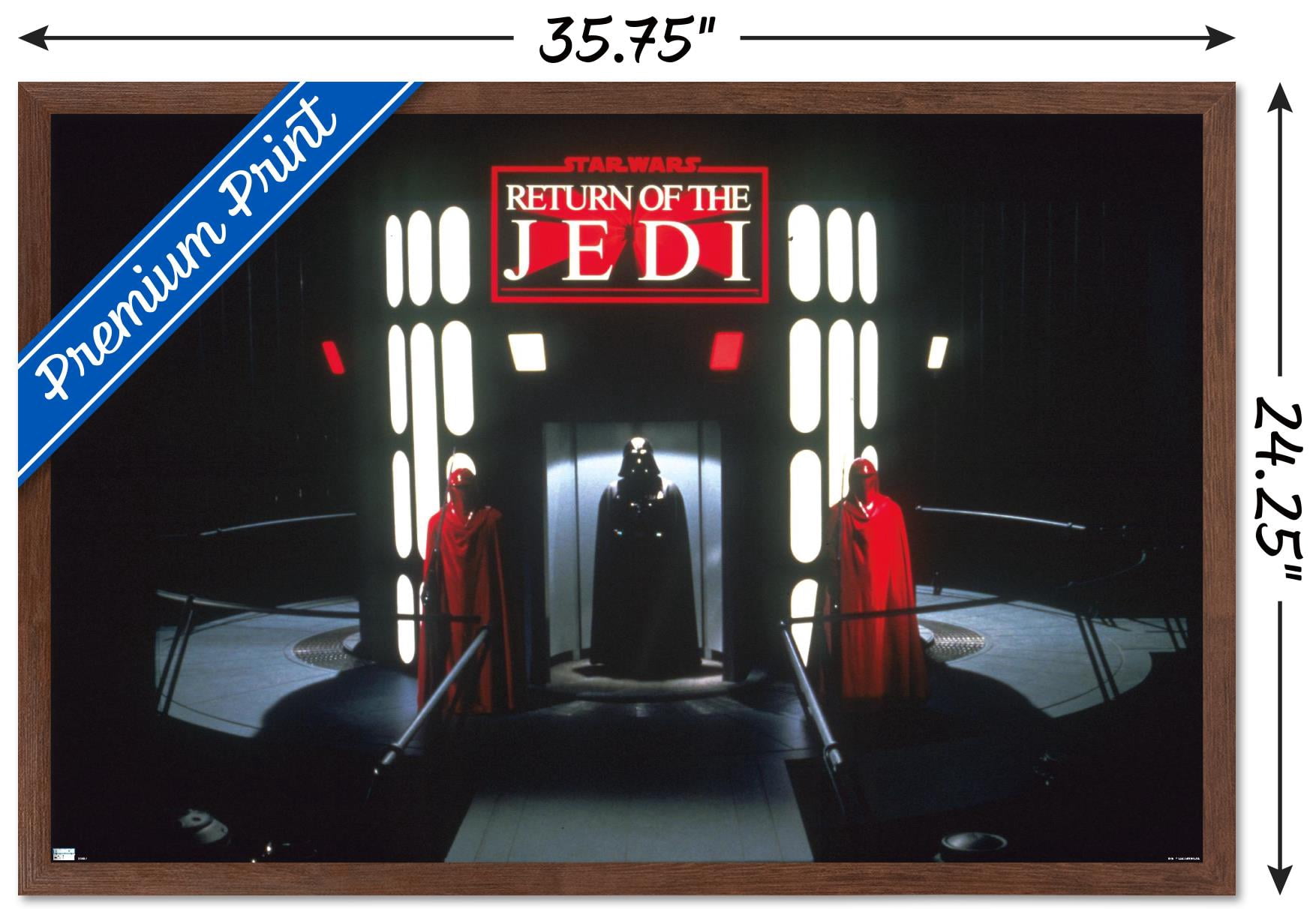 Star Wars: Return of the Jedi - Vader and Royal Guard Wall Poster, 22.375" x 34" Framed