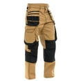 thumbnail image 3 of Skylinewears Men Utility Safety Pant Carpenter Heavy Duty Cordura Knee Reinforced Cargo Trousers Khaki W30-L30, 3 of 7