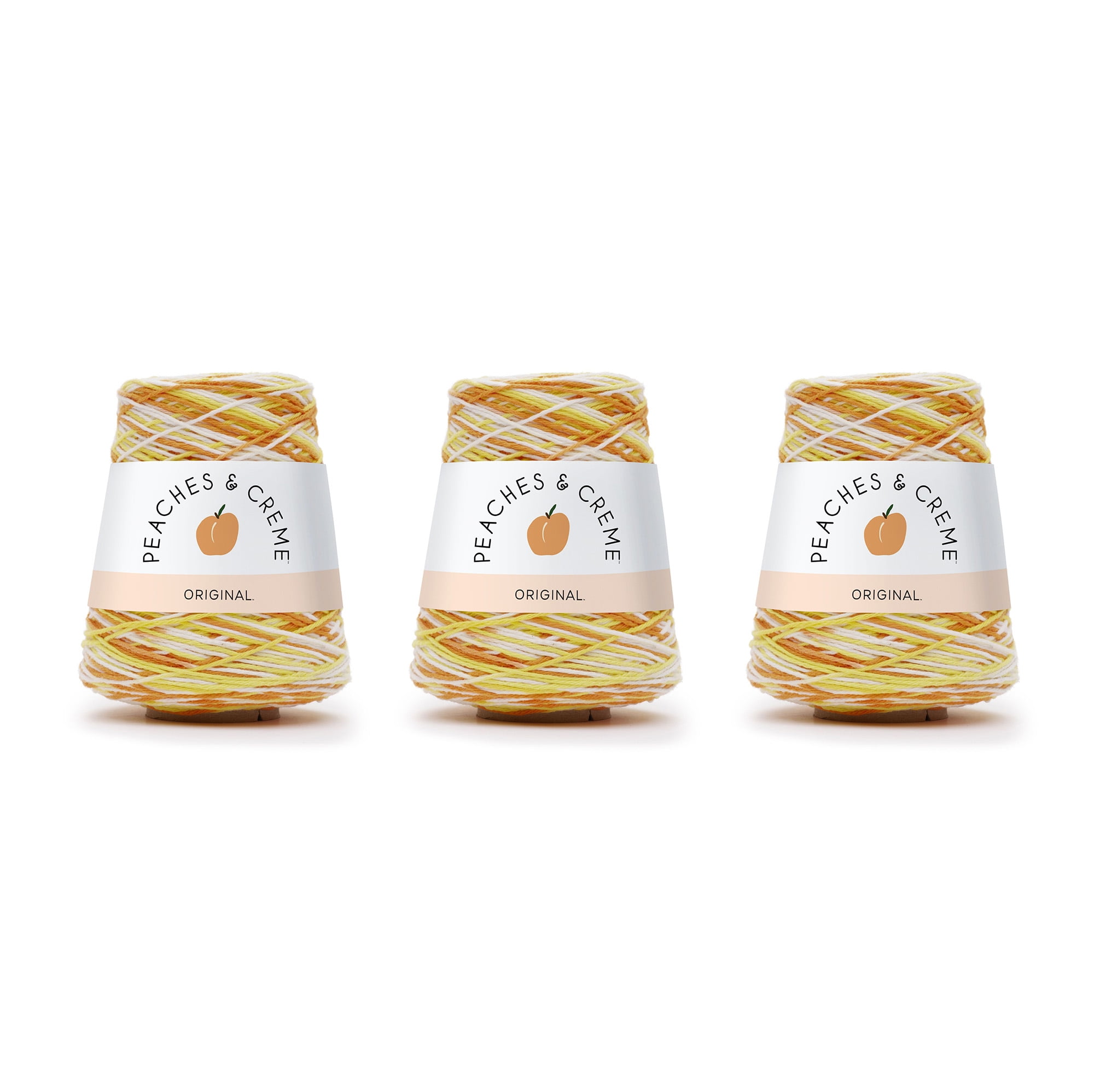 Peaches & Creme™ Cone™ 4 Medium Cotton Yarn, Creamsicle Ombre 14oz