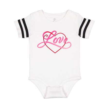 

Inktastic Love in Red and Pink with Heart Gift Baby Boy or Baby Girl Bodysuit