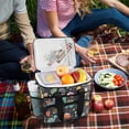 thumbnail image 5 of FORMRS Insulated Cooler Bag 24 Cans Capacity Soft Leakproof Lunch Box with Side Pockets, Cute Dinosaur, 5 of 7