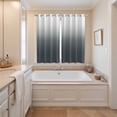 thumbnail image 3 of Grey Ombre Kitchen Curtains 63 Inch Length, Gray White Gradient Modern Abstract Art Grommet Top Bedroom Living Room Curtains, Light Filtering Cafe Curtain Drapes 2 Panels Set 84''x63'', 3 of 9