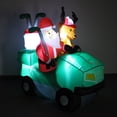 thumbnail image 5 of A Holiday Company 5.5 Ft Tall Inflatable Golf Santa Holiday Lawn Decoration, 5 of 5