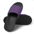 thumbnail image 4 of GZHJMY Stylish Slides for Women Men, Purple Solid Color Soft Flexible Slip-on Sandals Slippers, 4 of 7