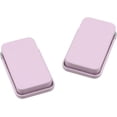thumbnail image 4 of Geesatis 10pcs Pink Metal Box Containers,Empty Slide Top Small Metal Containers,Rectangular Empty Tinplate Storage Box Containers(2.36" L*1.34" W*0.39" H), 4 of 7