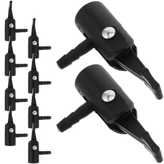 Masteelf 10pcs Air Compressor Nozzle Plastic Tire Inflator Chuck for Car Tire Pump and Bicycle Wheel Inflator Attachments