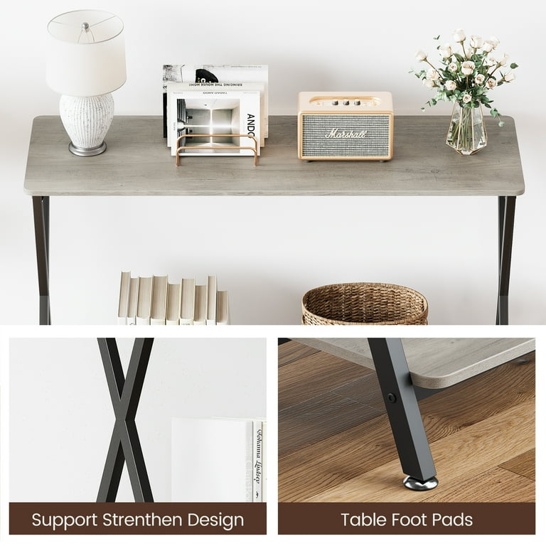 7 foot best sale console table