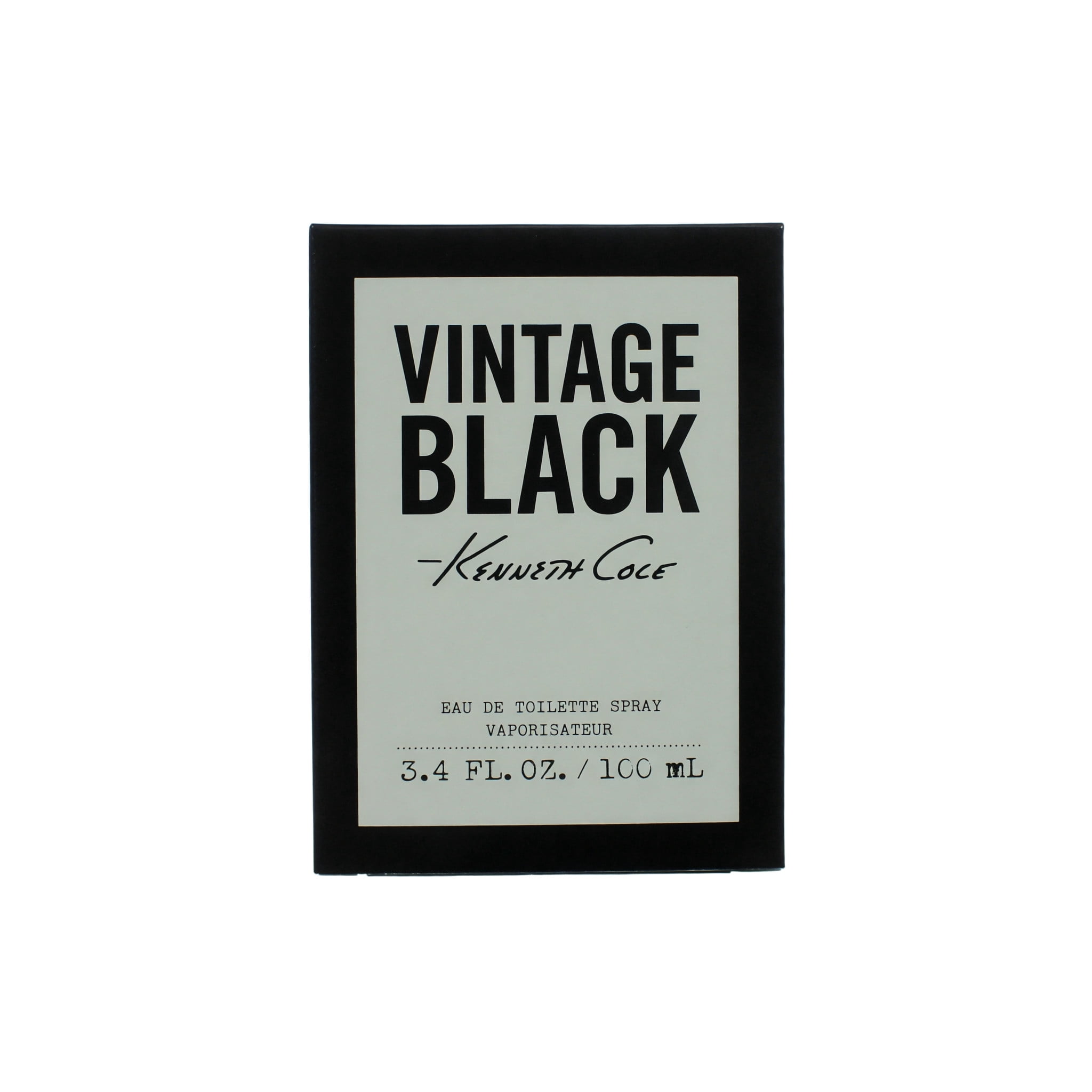 Kenneth Cole Black Vintage Cologne for Men, 3.4 Oz