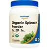 Nutricost Organic Spinach Powder 1LB - Certified Organic Supplement