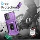 thumbnail image 5 of Funda para GANGXUN Motorola Moto G 2023 5G - Soporte metálico, Función magnética, Morado, 5 of 5