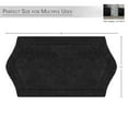 thumbnail image 5 of HOME WEAVERS Waterford Collection Cotton Tufted Bath Rug, 21" x 34", Black, 5 of 9