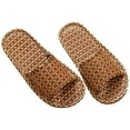 thumbnail image 2 of GOOHOCHY 1 par de zapatillas tejidas para hombres zapatillas de casa zapatillas de casa transpirables zapatillas de interior transpirables, 2 of 7