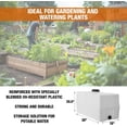 thumbnail image 4 of 82123919 Horizontal Square Reservoir Water Tank, 50 Gallon, Made in USA, Natural Poly Tank for Non-Flammable Liquids, UV-Resistant, Ideal for Agricultural Use, RV Water Storage, White, 4 of 9