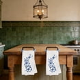 thumbnail image 5 of Wmkox8yii Bunny & Egg Chinoiserie Floral Hand Towels Easter Kitchen Towels Set of 2,Absorbent Dish Towelsfor Spring Cooking Baking Decor, 5 of 5