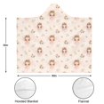 thumbnail image 3 of Wearable Blanket,Flower Fairy Princess Pattern Hooded Wearable Flannel Blanket for Adults & Teens,Winter Poncho Shawl Wrap Cape Cozy Anti-Pill,50"x60", 3 of 5